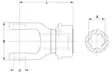 Haarukka ASG, 1 3/8"-21, W2500/P500 - Haarukat - 8435194026383 - 2