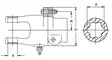 Pulttikytkin KB61/20, 1 3/4"-6, 2500 Nm, W2400/P400 - Kytkimet nivelakseleihin - 8435194026703 - 3