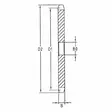 Tasaketjupyörä 1" x 17 mm (16B-1) 13 hammasta - Rullaketjut - PW113 - 2