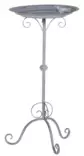 Lintukylpy jalallinen 64 cm antiikinharmaa - Linnunkylpyastiat - 6410416358673 - 1