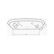 Apevaunun terä 205 x 55 x 5 mm - Apevaunut - 8719493761443 - 2