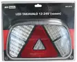 Led-takavalo 12-24V 235x133x35 mm vasen - Autosähkötarvikkeet - 6430074696283 - 3