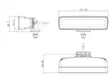 Työvalo epäsuora LED, 30W, 2880 lm, suorakulmainen, 12/24V - Työvalot - 8719493190793 - 4