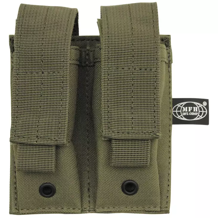 Ammustasku Double "Molle" OD green - Ase- ja ampumatarvikkeet - 4044633085733 - 1