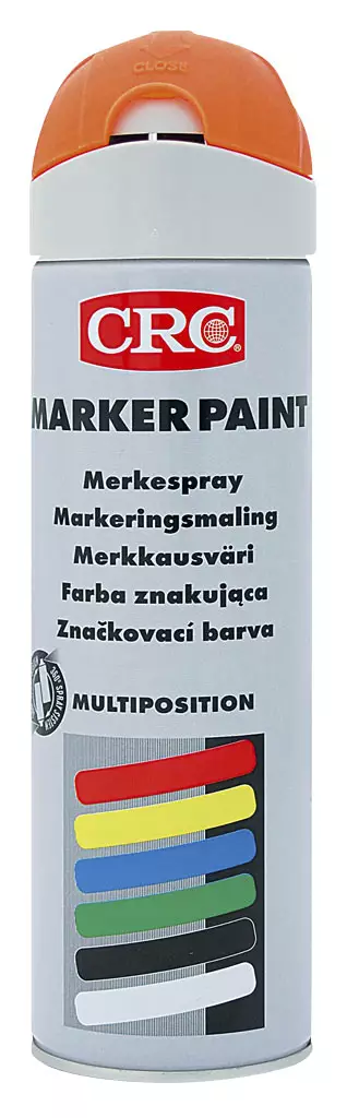 CRC merkkausspray 500 ml oranssi - Muut maalit, lakat ja öljyt - 5412386031083 - 1