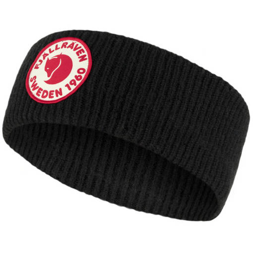 Fjällräven 1960 Logo Headband Black - Retkeilyasusteet - 7323450791193 - 1
