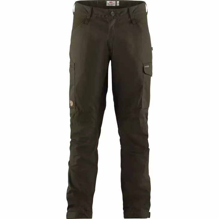Fjällräven Kaipak Trousers M Dark Olive LONG - Retkeilyasusteet - 7323450581923 - 1