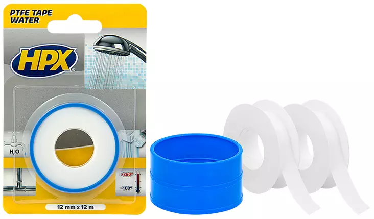 HPX putkiteippi vesi 2 kpl 12mmx12m - Muut LVI-tarvikkeet - 5425014227093 - 1
