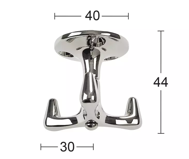 Habo koukku 3135 niklattu - Seinäkoukut, naulakot - 7317900116483 - 1