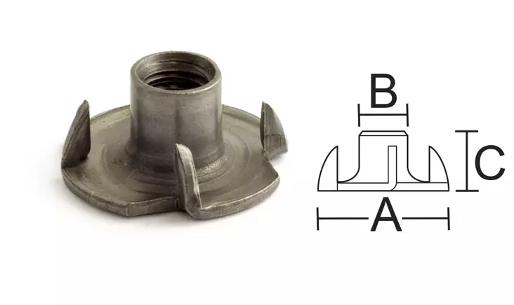 Habo lyöntimutteri 3206 - Ruuvit ja naulat - 7317900050213 - 1