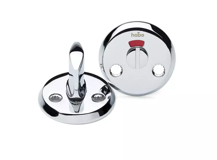 Habo wc-vääntönuppi A262 kromi - Muut ovitarvikkeet - 7317900183713 - 1