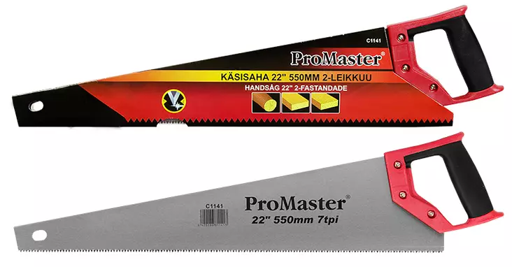 Käsisaha 550 mm 2-leikkuu - Sahat - 6420286811413 - 1