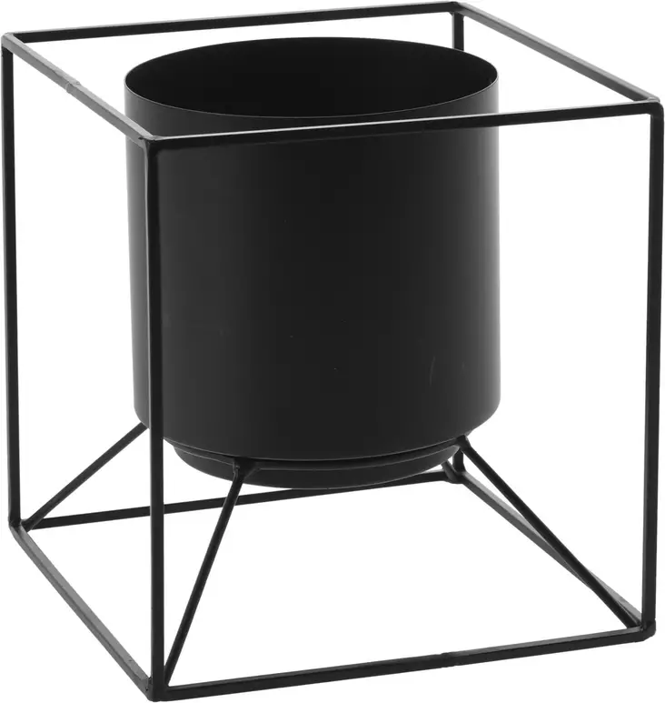 Kukkaruukku metallikehikolla - Ruukut, vaasit, korit - 8720573145633 - 1