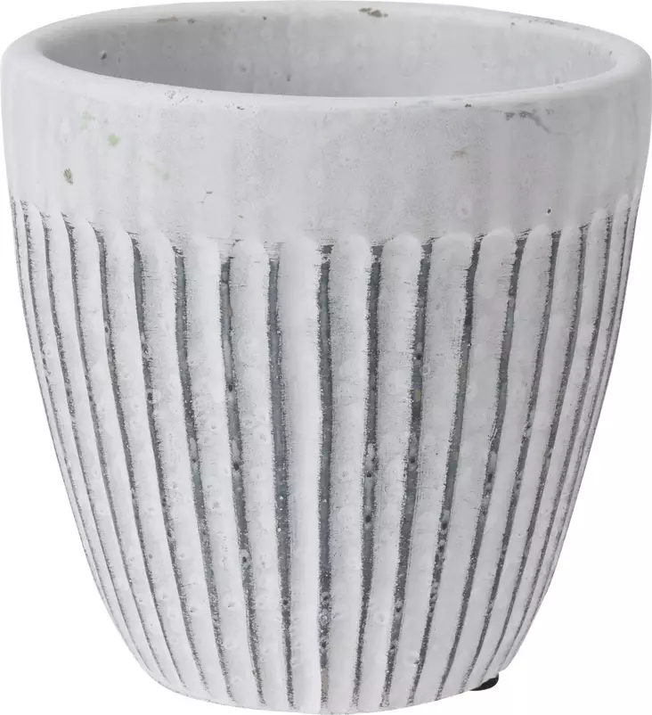 Kukkaruukku valkea 115x115 mm - Ruukut, vaasit, korit - 8720573187503 - 1