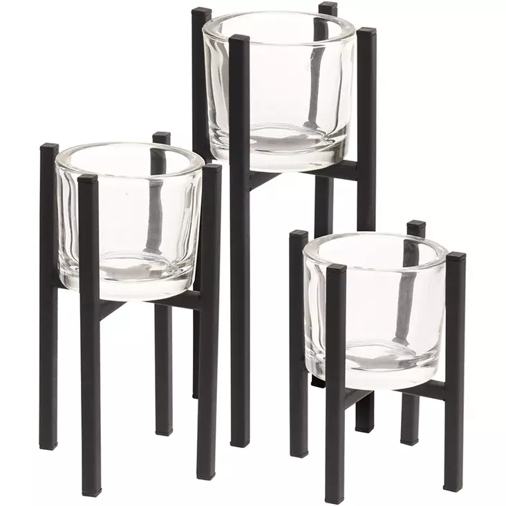 Kynttilänjalka lämpökynttilöille 3-os. - Lyhdyt - 8719202683233 - 1