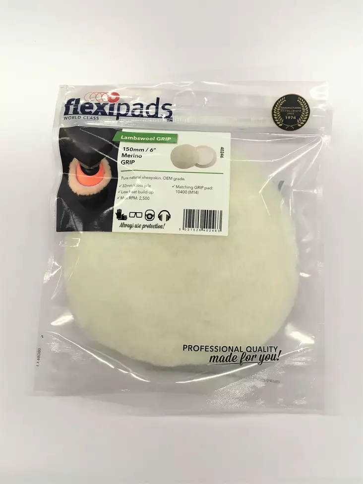 Lampaanvillatyyny 150 mm tarratausta - Autopuolen kiillotustarvikkeet - 5021526402463 - 1