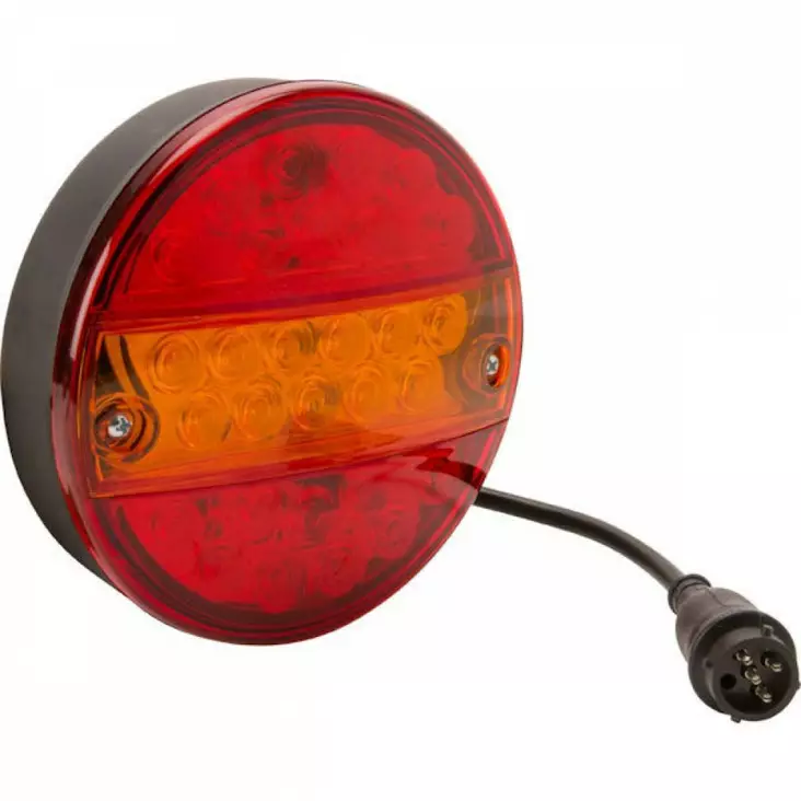Led-takavalo pyöreä 12V halk. 142mm - Huomiovalot ja majakat - 8719607098083 - 1
