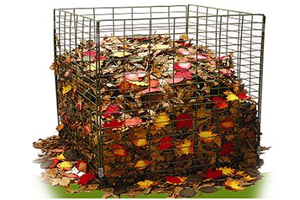 Lehtikompostikehikko vihreä 90x90x70cm - Kompostorit - 6430040621363 - 1