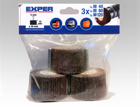 Liuskalaikkasetti 40 x 20 mm - Hiomatarvikkeet - 6438081002783 - 1