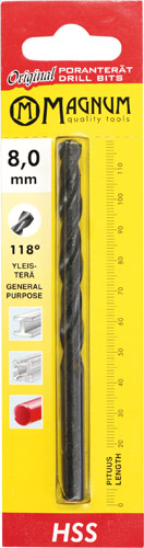 Magnum poranterä HSS 2 kpl 3,0 mm - Metalliporanterät - 6418868760303 - 1