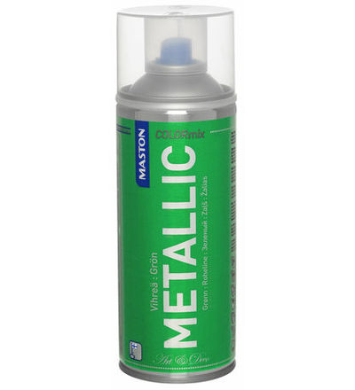 Maston spraymaali Metallic vihreä 400ml - Spraymaalit - 6412492108173 - 1