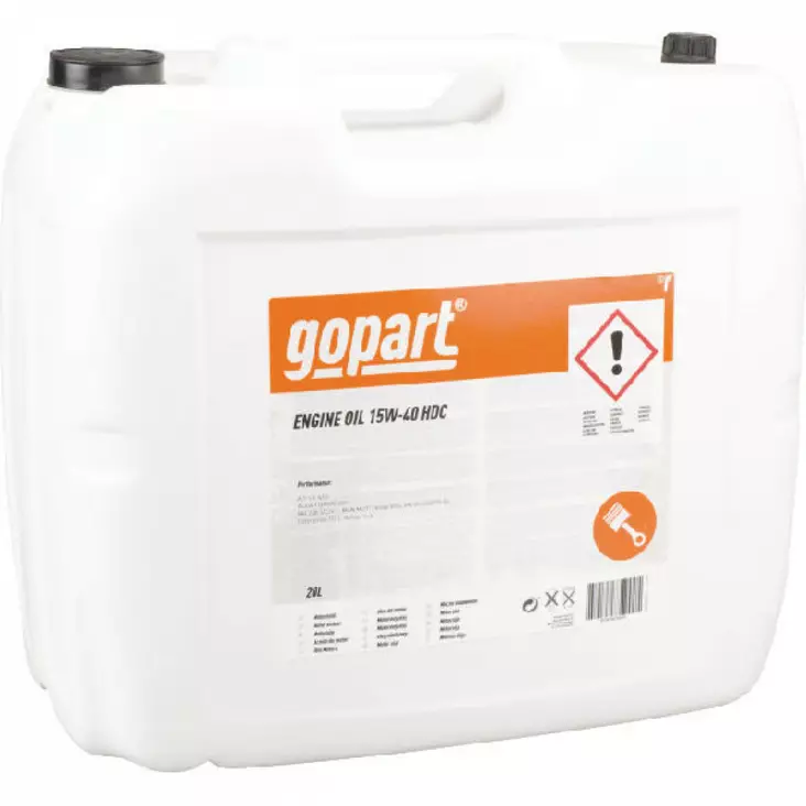 Moottoriöljy Gopart 15W-40 HDC 20 ltr - Moottoriöljyt - 8716106136353 - 1