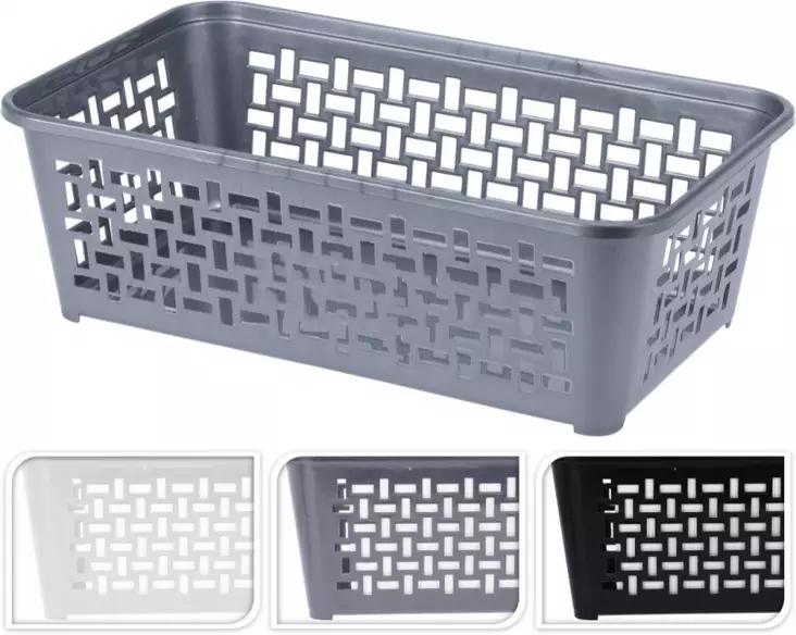 Muovikori 25 x 15 x 8 cm - Laatikot ja korit - 8719202696233 - 1