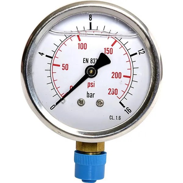 Painemittari 1/4" 0-16 bar - Painemittarit - 5700032872433 - 1