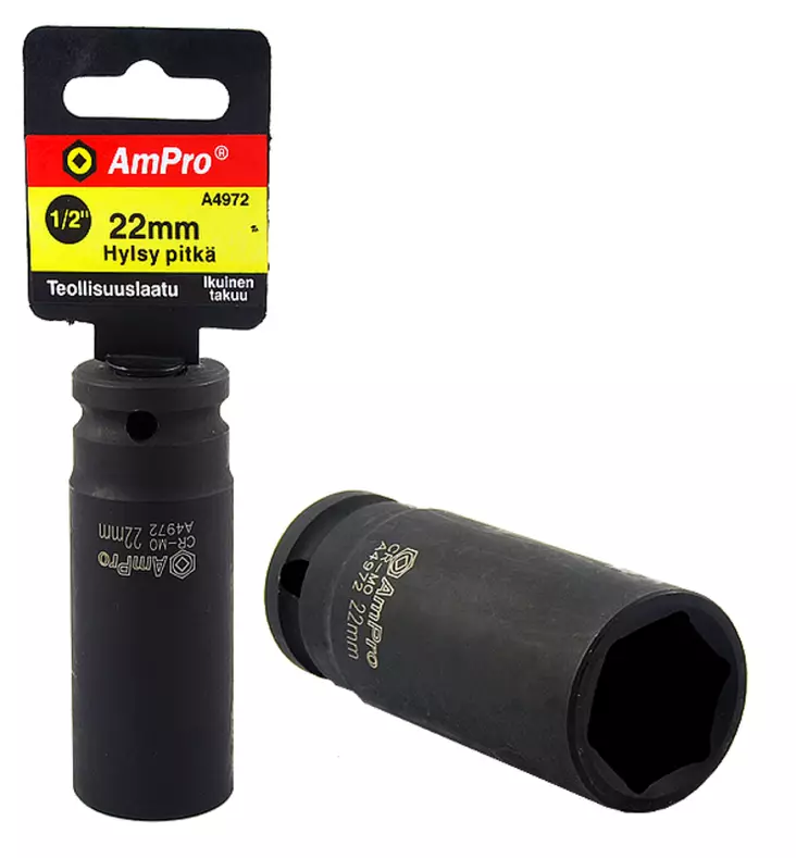 Pitkä voimahylsy 1/2" - Hylsyt ja -sarjat - 795609049603 - 1