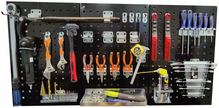 Reikälevysarja 3-os. - Hyllytarvikkeet - 6430074693633 - 1