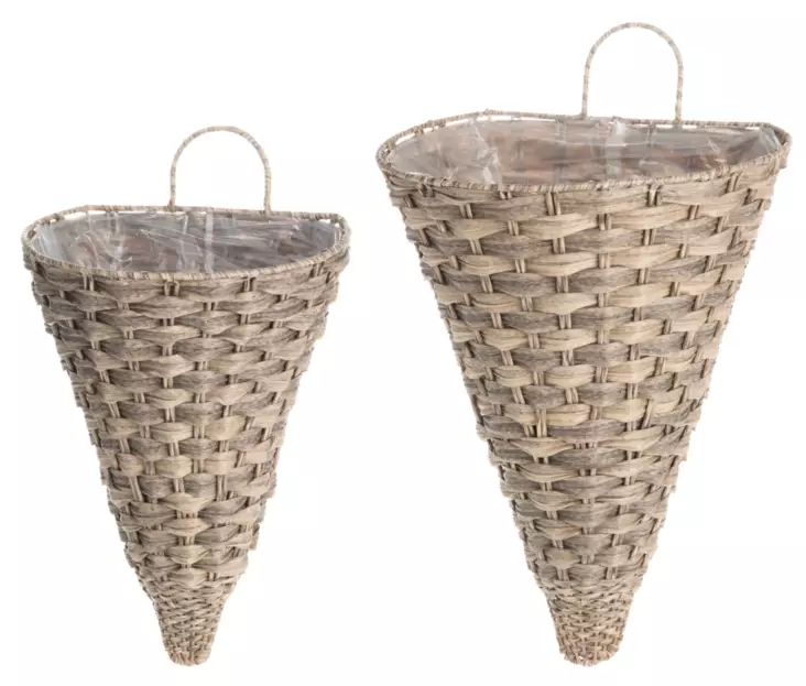 Seinäruukku Mocca kartio 30x25x42cm - Ruukut, vaasit, korit - 6410413156043 - 1