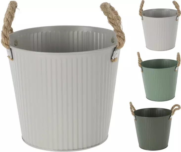 Suojaruukku köysikahvoilla 16 cm - Ruukut, vaasit, korit - 8720573183413 - 1