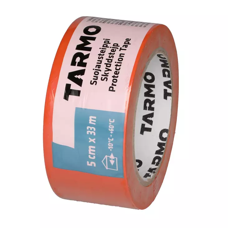 Suojausteippi oranssi 50 mm 33 m - Teipit - 6410413298293 - 1