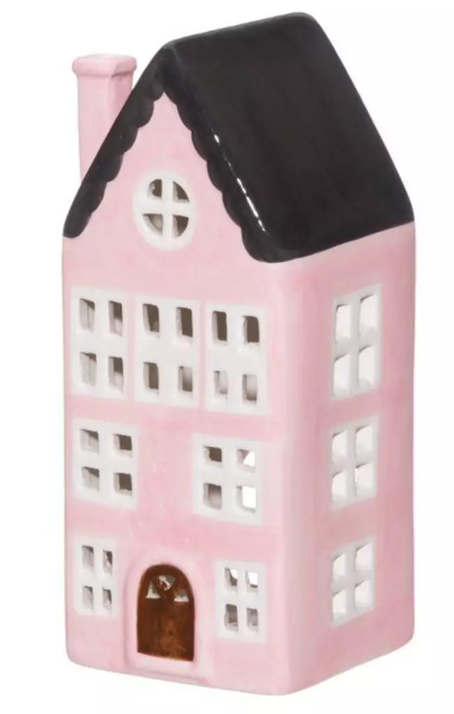 Talolyhty Copenhagen vaaleanpunainen 20,5 cm - Lyhdyt - 6410416305783 - 1