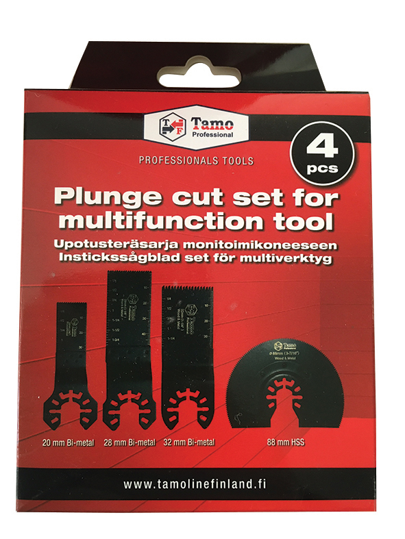 Tamo upotusteräsarja monitoimikoneeseen - Muut leikkaustyökalut - 6420613774633 - 1