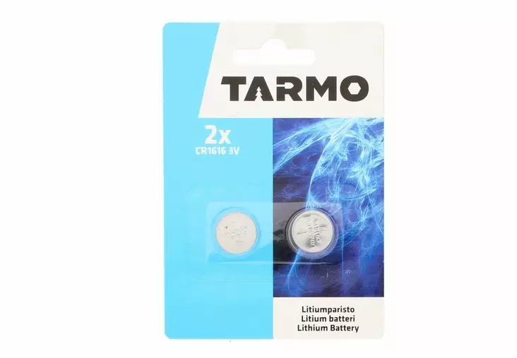 Tarmo Paristo CR1616 2 kpl - Paristot, testerit - 6410413208353 - 1