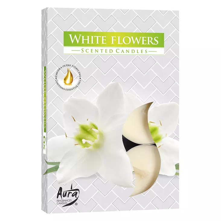 Tuoksulämpökynttilä White Flower - Kynttilät - 5906927151793 - 1