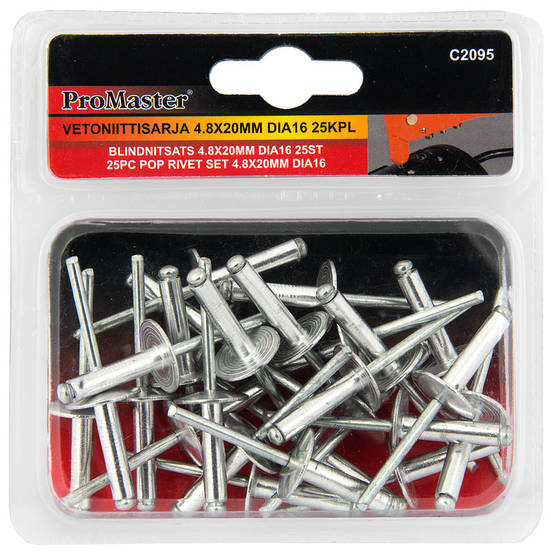 Vetoniittisarja - Niitit ja hakaset - 6420286820903 - 1