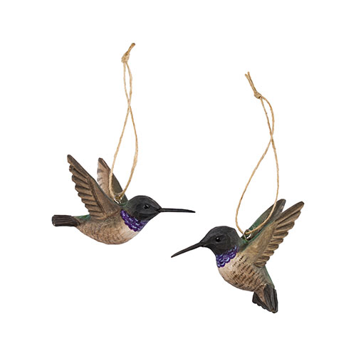 Wildlife Garden koristelintu Kolibri violetti 2 kpl/pkt - Luontoaiheiset tuotteet - 7350054765213 - 1
