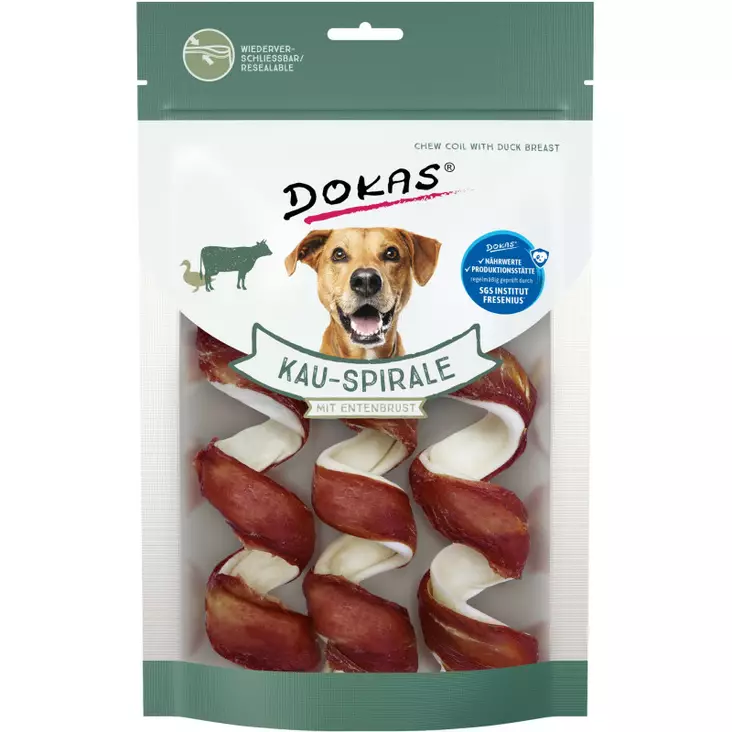 Dokas koiran puruspiraali ankalla 3kpl 110g - Koiranruoka - 4251276203213 - 1