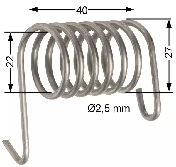 Palautusjousi vasen Fransgård - Noukkimet - 5700030836833 - 1