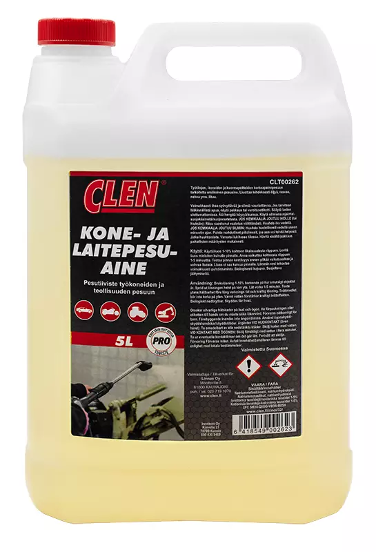 Clen kone- ja laitepesuaine 5 litraa - Imurit ja pesurit - 6418549002623 - 1