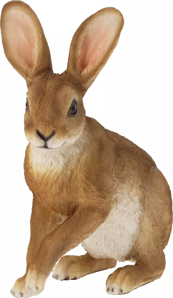 Jänis puutarhapatsas 21x11x28 cm - Puutarhapatsaat, koristeet - 8721037370813 - 1