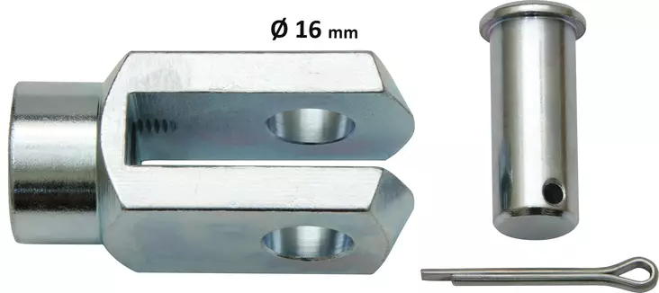Jarruhaarukka + tappi Ø 16 M16x1,5mm - Hydrauliikka - svm0000009043 - 1