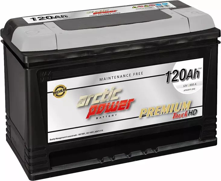 Arctic Power Premium Truck 120 Ah SMF - Käynnistysakut - 6417196781523 - 1