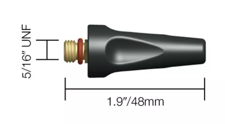 Electrodi suoja 50mm keskipitkä - Muut hitsaustarvikkeet - 6430065066453 - 1