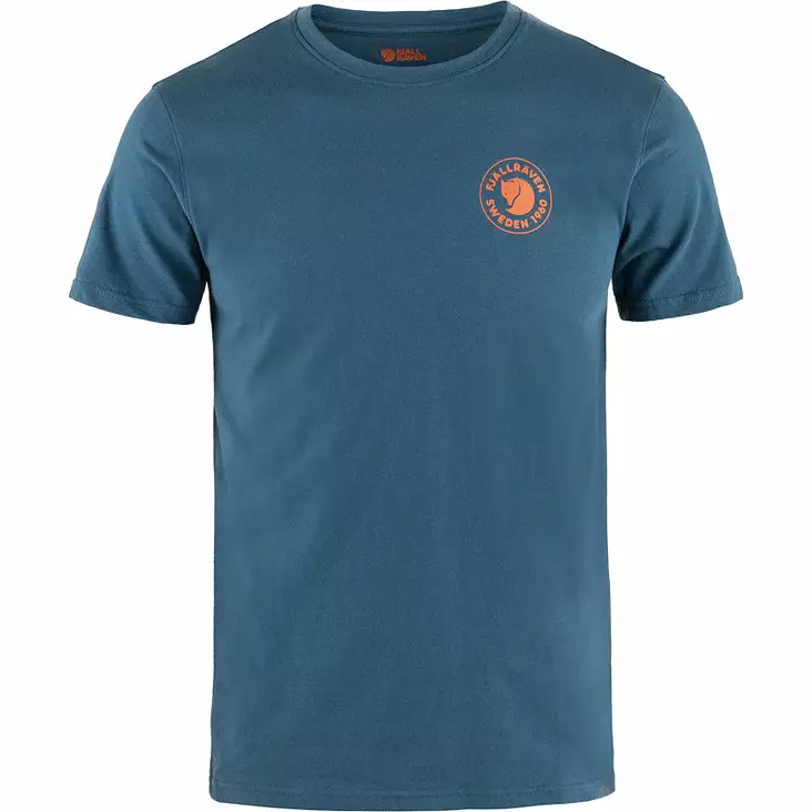 Fjällräven 1960 Logo T-shirt M Indigo Blue - Retkeilyasusteet - 7323450986643 - 1