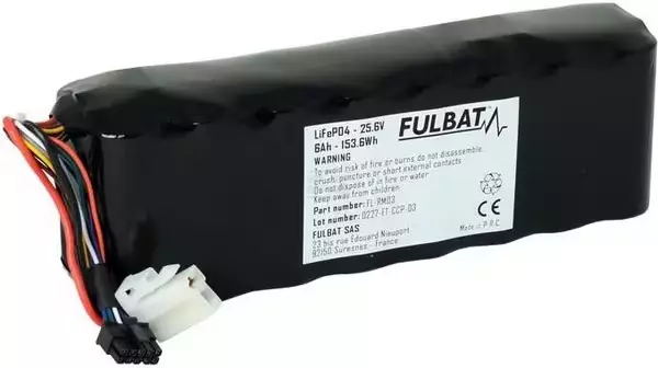Fulbat FL-RM03 25,6 V 6 Ah akku robottiruohonleikkuriin - Robottiruohonleikkurin varaosat - FB560613 - 1