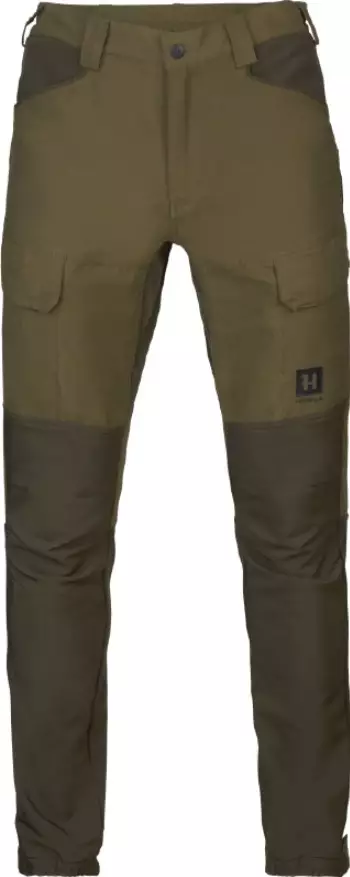 Härkila Scandinavian trousers 32" Dark olive/Willow green - Metsästysasusteet - 5714733665713 - 1