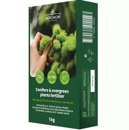 Havu- ja Ikivihreälannoite 1 kg - Mullat ja lannoitteet - 4770168911543 - 1